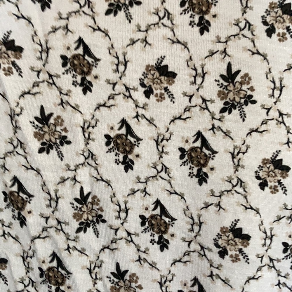 Preswick & Moore floral print top soft material w stretch 3X - Picture 14 of 14